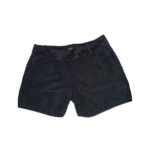 The Limited Black Lace Overlay Skort Shorts